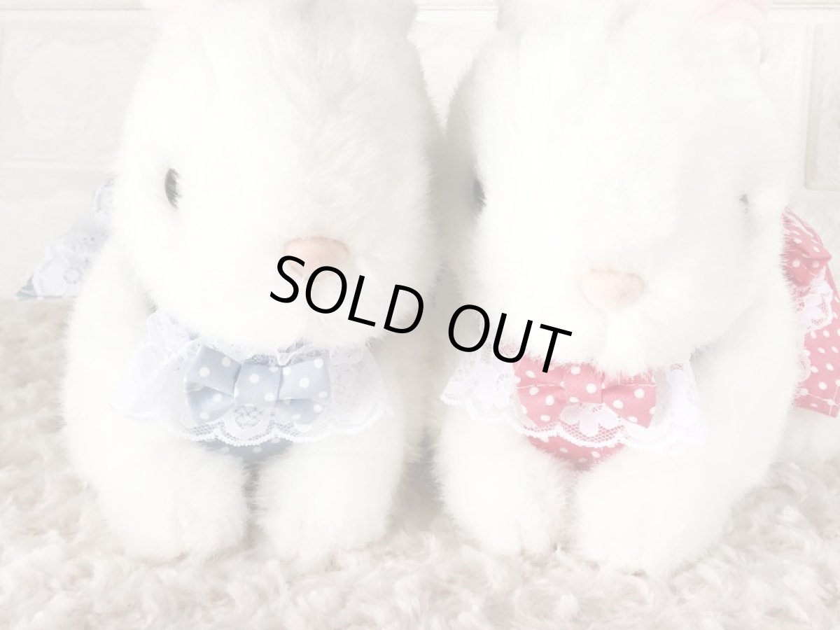 画像7: ワンタッチハーネス　水玉ブルー (7)