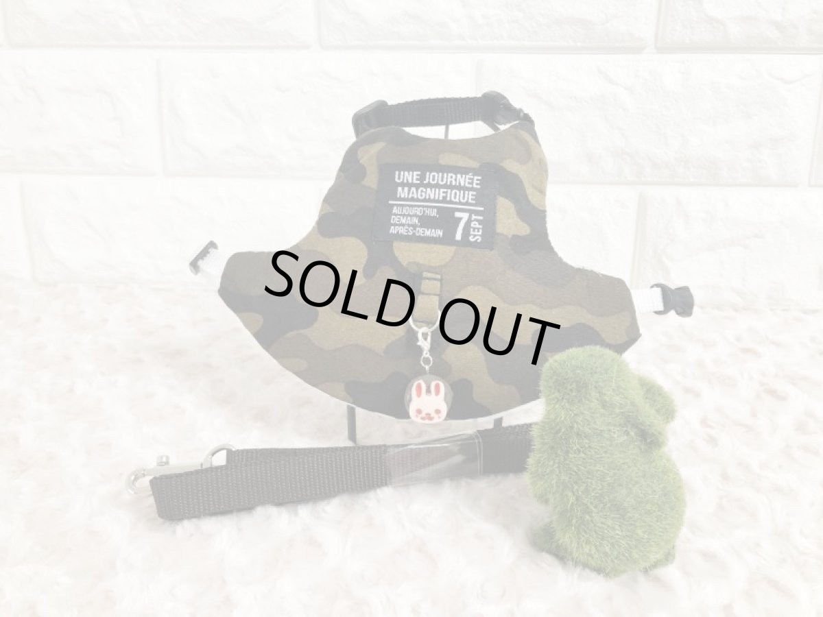 画像1: 迷彩(リード付)　茶 (1)