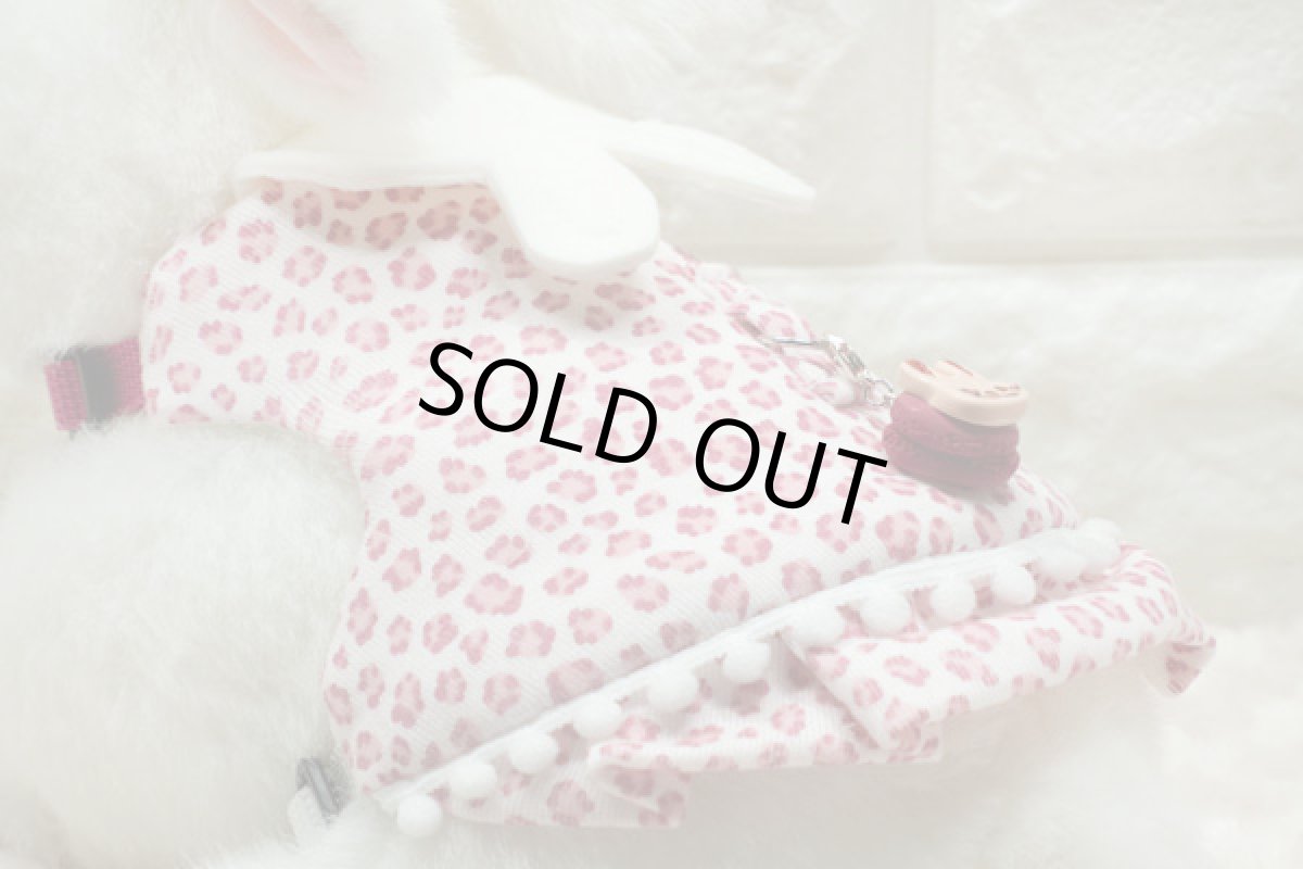 画像3: うさえりハーネス・レオパードピンク (3)