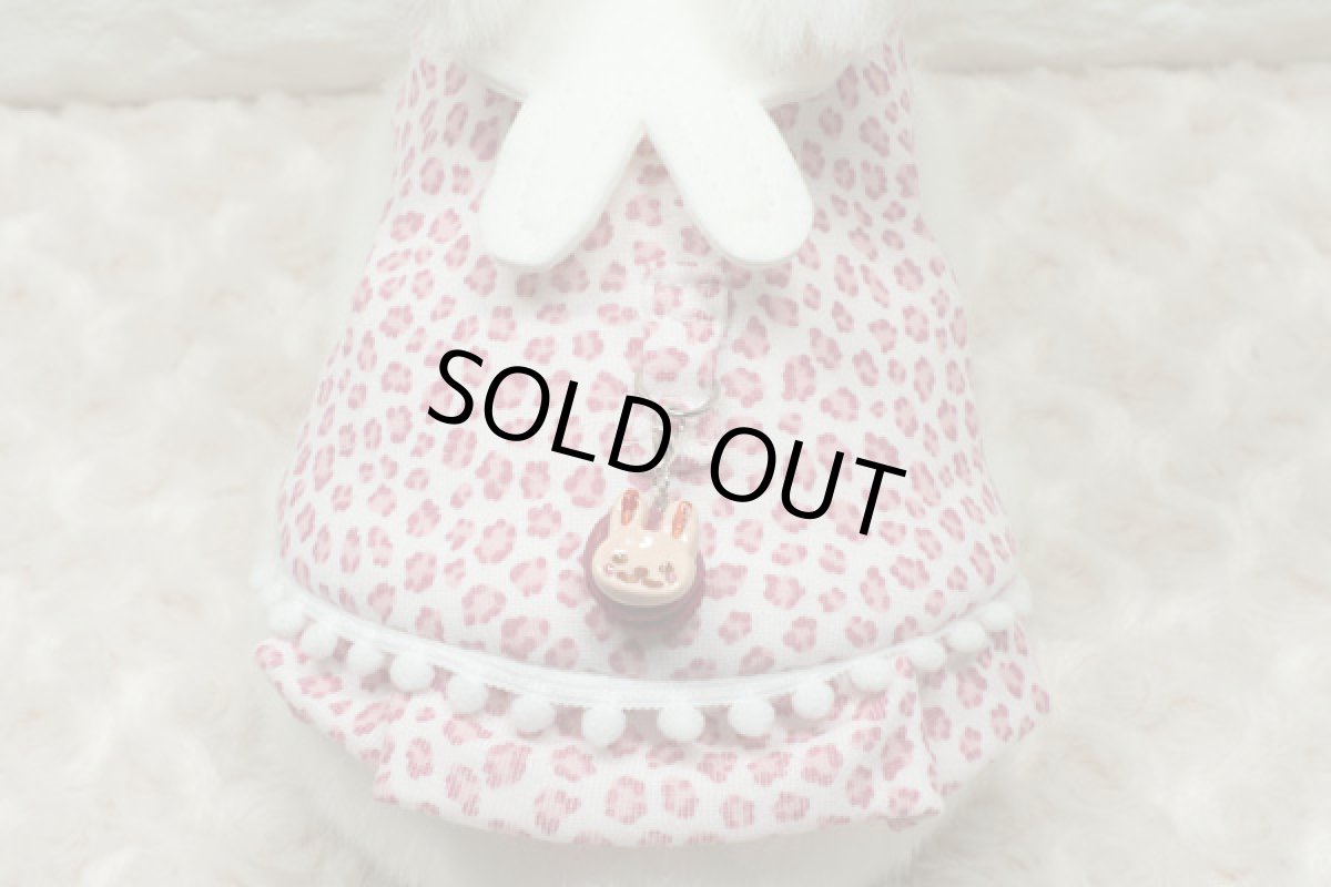 画像2: うさえりハーネス・レオパードピンク (2)